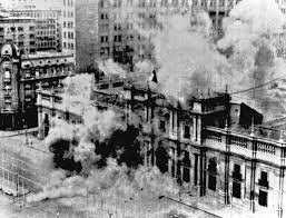 Palacio de La Moneda, bombardeado