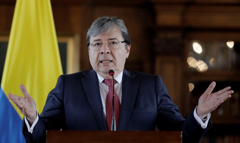 Carlos Holmes Trujillo, ministro de la defensa colombiano.