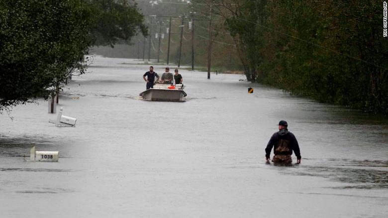 Inundaciones provocadas por Florence a su paso por las Carolinas