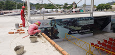 Trabajos en el terminal de ferrys, ubicado en el Puerto de Guanta, estado Anzoátegui