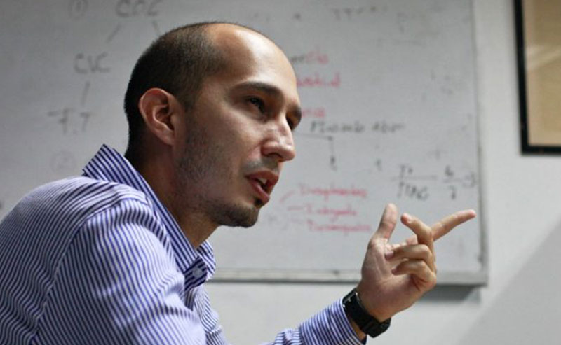 El economista venezolano Ingerzon Freites, miembro del Observatorio Venezolano de la Realidad Económica (Ovre).