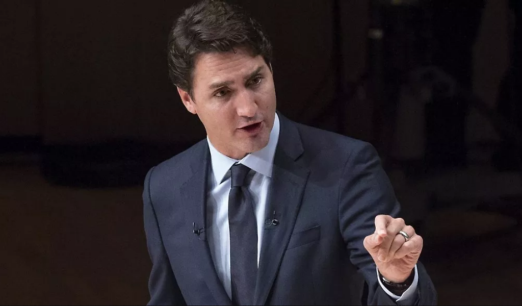 El primer ministro de Canadá,  Justin Trudeau