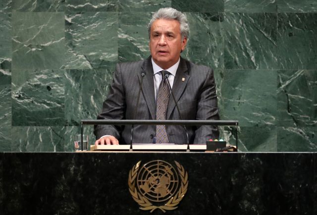 El presidente de Ecuador, Lenin Moreno