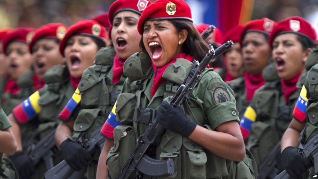Mujeres militares venezolanas