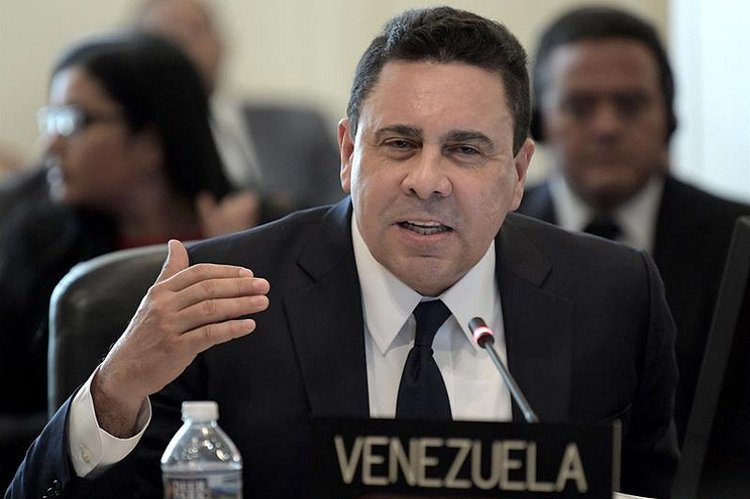 El representante de Venezuela ante la ONU, Samuel Moncada