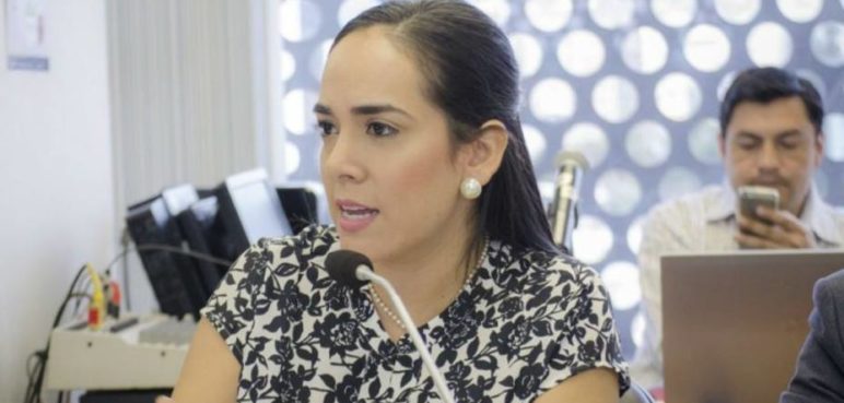La Vicepresidenta de parlamento ecuatoriano, Viviana Bonilla