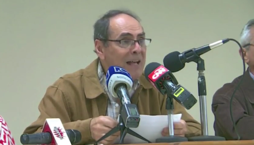 Héctor Navarro: ``La Asamblea Nacional Constituyente está siendo usada inconstitucionalmente´´, dijo durante su lectura del documento y respuesta a preguntas de la prensa
