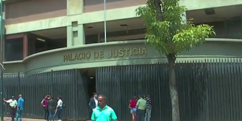 Palacio de Justicia, ubicado en la esquina de Cruz Verde, en Caracas