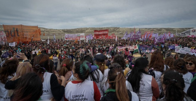 Panorama del Encuentro Nacional de Mujeres en Argentina