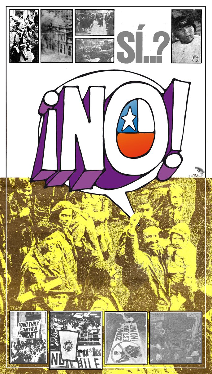 Afiche de El Tano Yea en 1988, aquí en Caracas