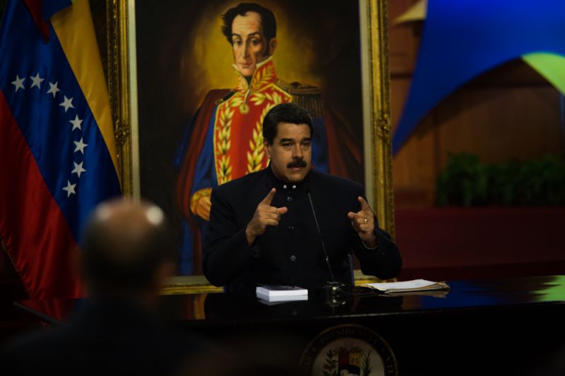 El presidente Nicolás Maduro