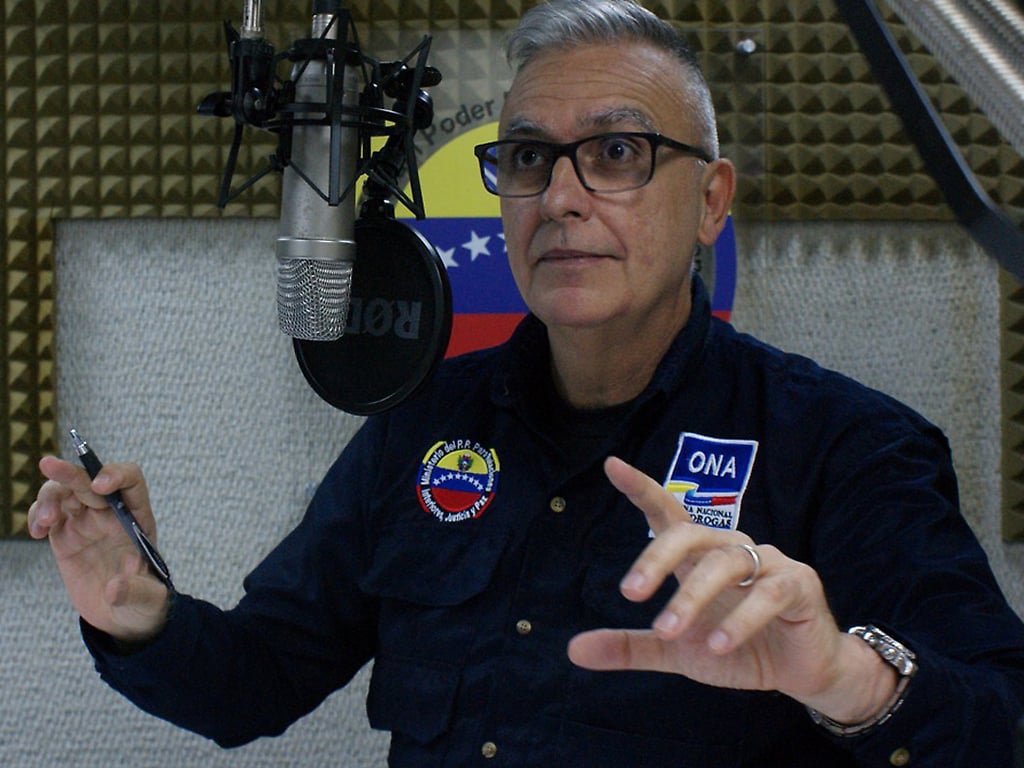 el jefe de la Oficina Nacional Antidrogas (ONA) Juan Grillo González