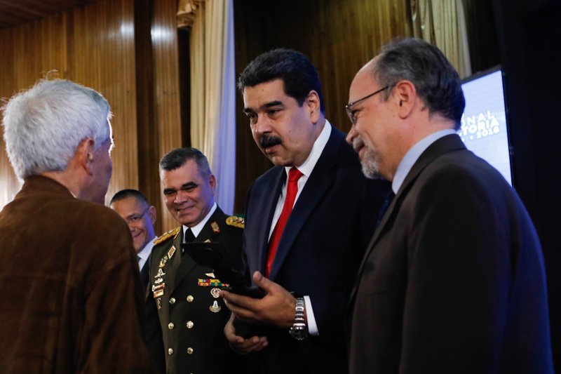 Presidente Maduro durante el acto de entrega del Premio Nacional de Historia, edición 2018