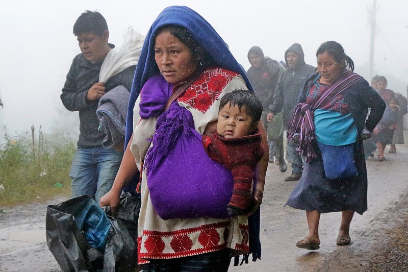 Desplazamiento de indígenas en Chiapas