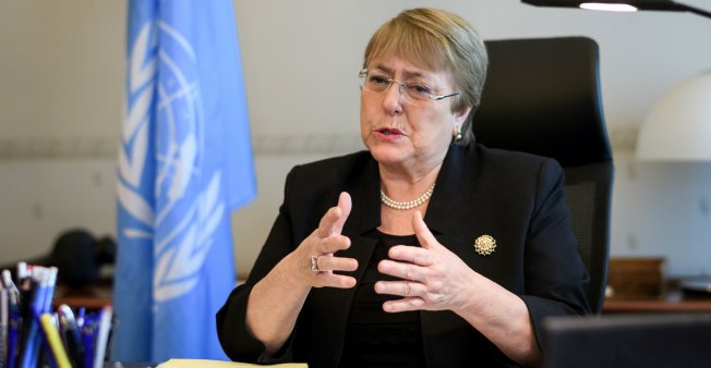 La Alta Comisionada de las Naciones Unidas para los Derechos Humanos, Michelle Bachelet