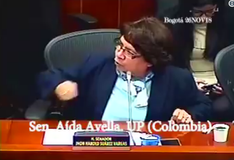 La senadora colombiana Aída Avella .