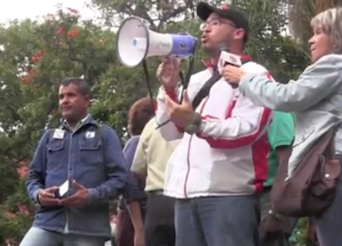 Discursos en cierre de la marcha de la Intersectorial de Trabajadores de Venezuela