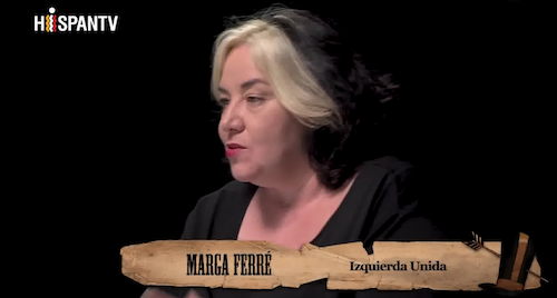 Marga Ferre de Izquierda Unida, en el programa Fort Apache: Rusia se arma