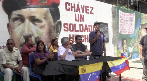 Eleonel Amundaray 'Picua´´, del Frente Alternativo Revolucionario y del Movimiento 23 de Octubre 89 cerró el acto de presentación de los candidatos de la UPP 89 para el municipio Libertador
