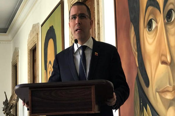 El Canciller de Venezuela, Jorge Arreaza.