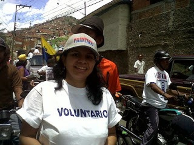 Emma Salazar, candidata a concejal (independiente) por la Circunscripción Nº 6 (La Vega, Caricuao, Macarao) en la tarjeta de UPP89