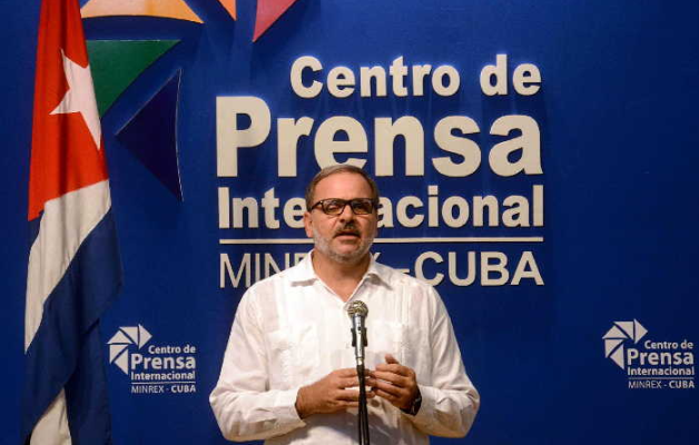 El director general de América Latina y el Caribe del Ministerio de Relaciones Exteriores (Minrex) cubano, Eugenio Martínez