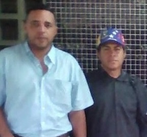 Edwuard Zapata y Alexis Campos, voceros del Frente Amplio Nacional Bolivariano (FANB)