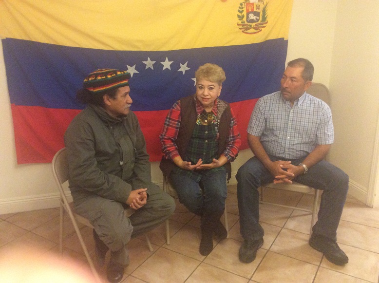 Jesús Chucho García, Gladys Cubias y Francisco Flores