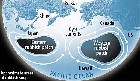 Grandes islas de plástico navegan por los oceanos
