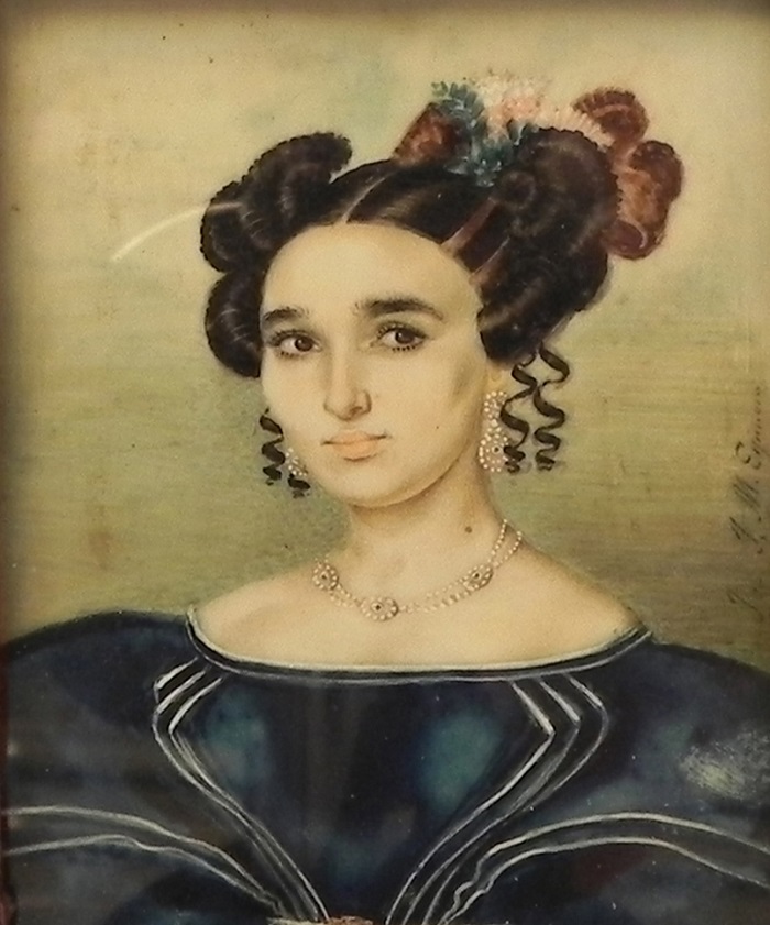 Manuelita Sáenz, luchadora por la independencia (nacida en Quito, Ecuador) y compañera “Libertadora del Libertador” Simón Bolívar.