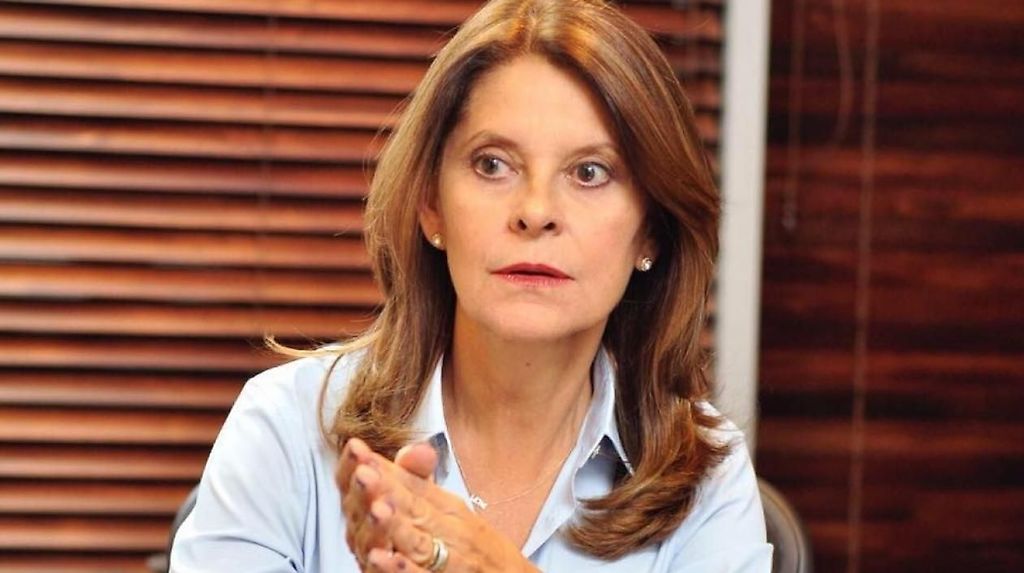 La vicepresidente de Colombia, Marta Lucía Ramírez