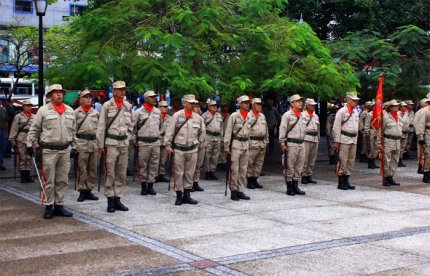 Milicia venezolana.