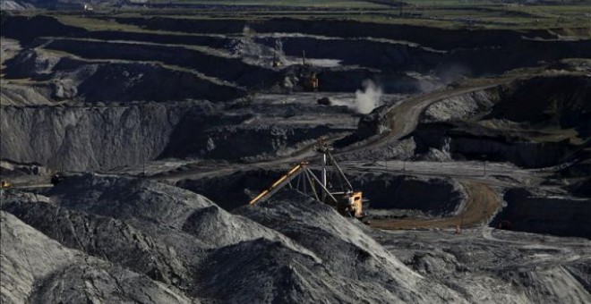 Mina de carbón en España