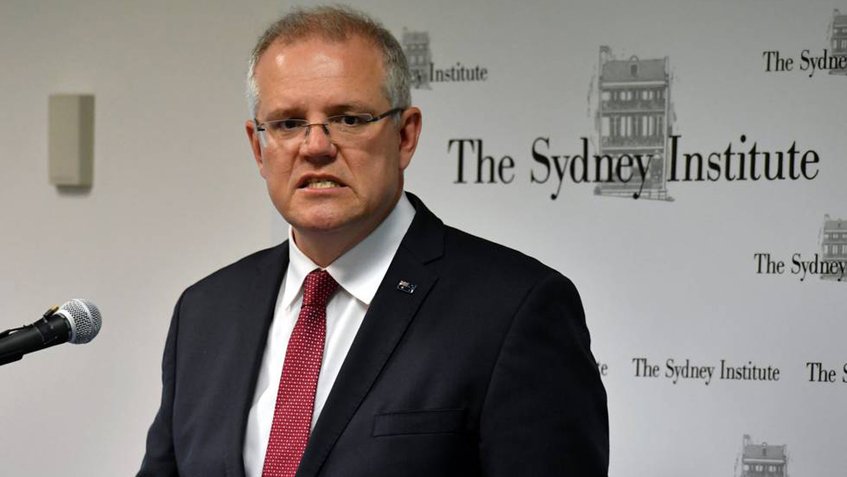 el primer ministro de Australia, Scott Morrison.