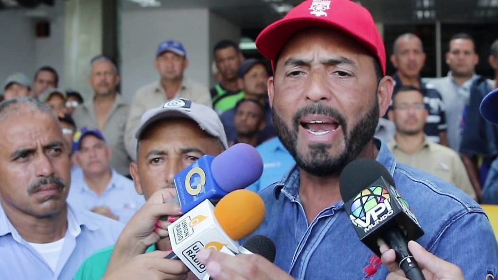 Leonardo Azócar, de Sutiss, exige la liberación de los sindicalistas y trabajadores presos