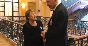 Michele Bacheltt y Rafael Ramírez