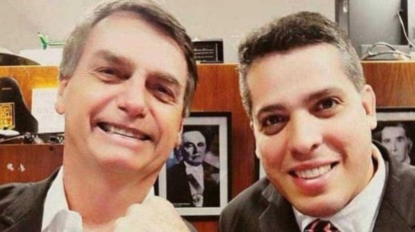 Bolsonaro y su pupilo Rodrigo Amorin