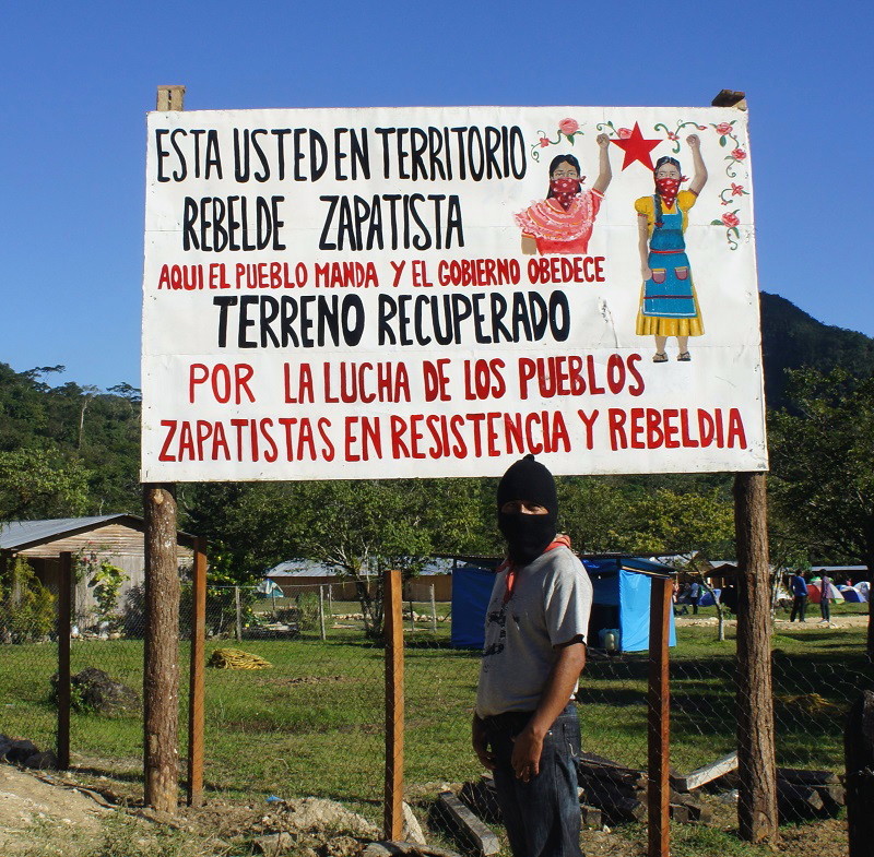 Campamento zapatista de Guadalupe Tepeyac