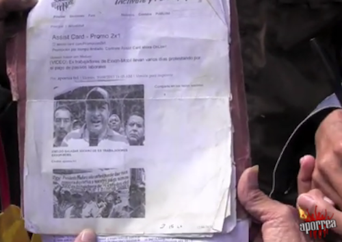 Recorte de prensa del 2013 donde se hace la misma reclamación