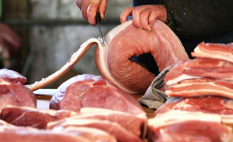 Carne de cerdo con súper bacterias
