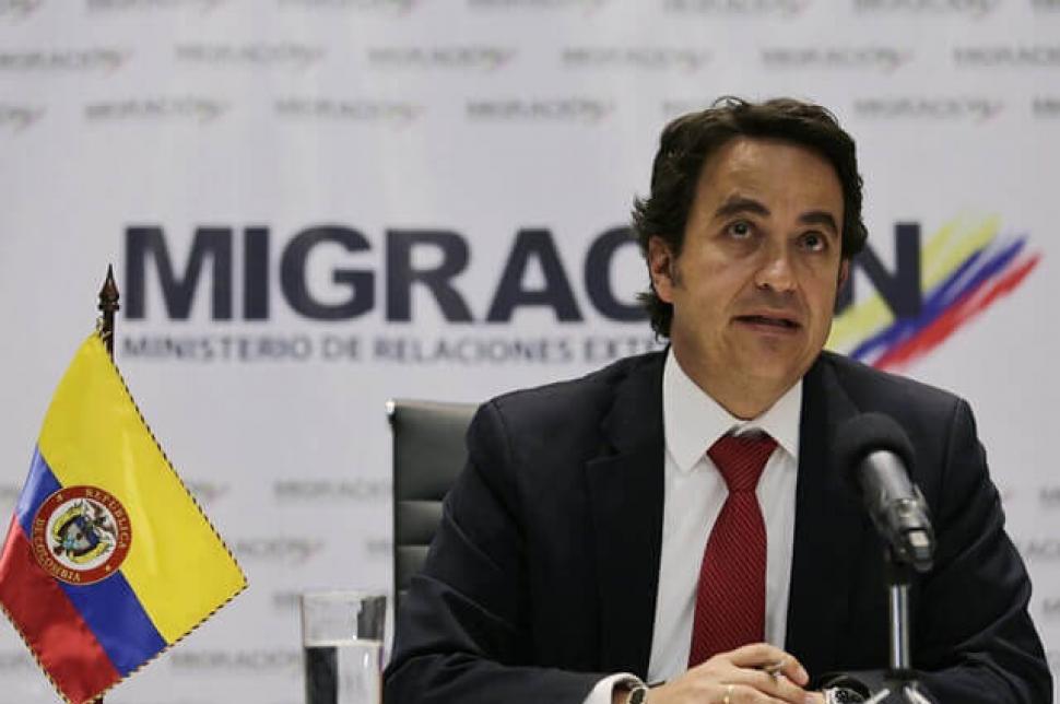 El Director General de Migración Colombia; Christian Krüger Sarmiento