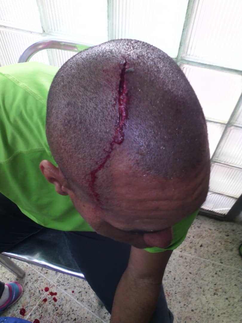 Wilman Rada, herido durante Asamblea 07/01, HCU