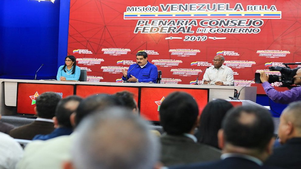 Presidente Maduro, lidera reunión con el Consejo Federal de Gobierno