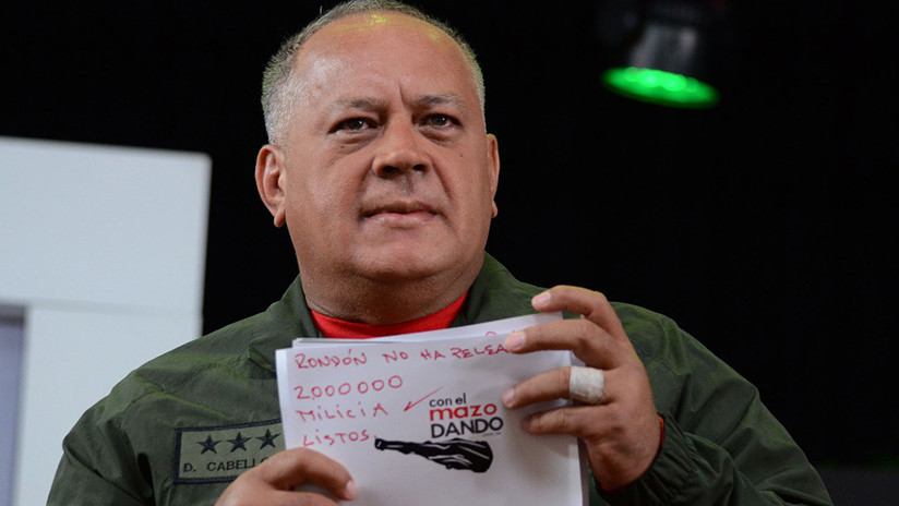 "Rondón no ha peleado" recuerda Diosdado Cabello