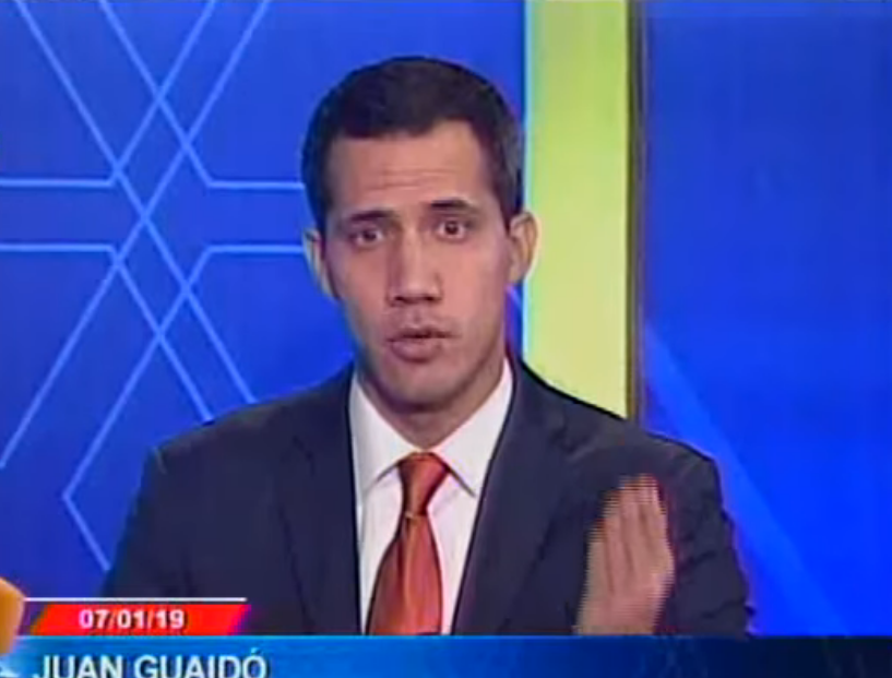 El presidente de la AN, Juan Guaidó