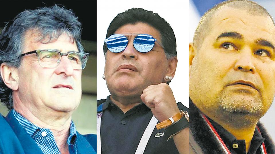 Mario Alberto Kempes, Diego Maradona y el paraguayo José Luis Chilavert.