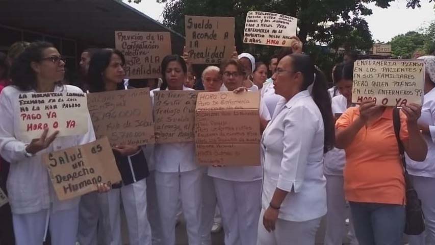 Enfermeras del Hospital Central de Maracay