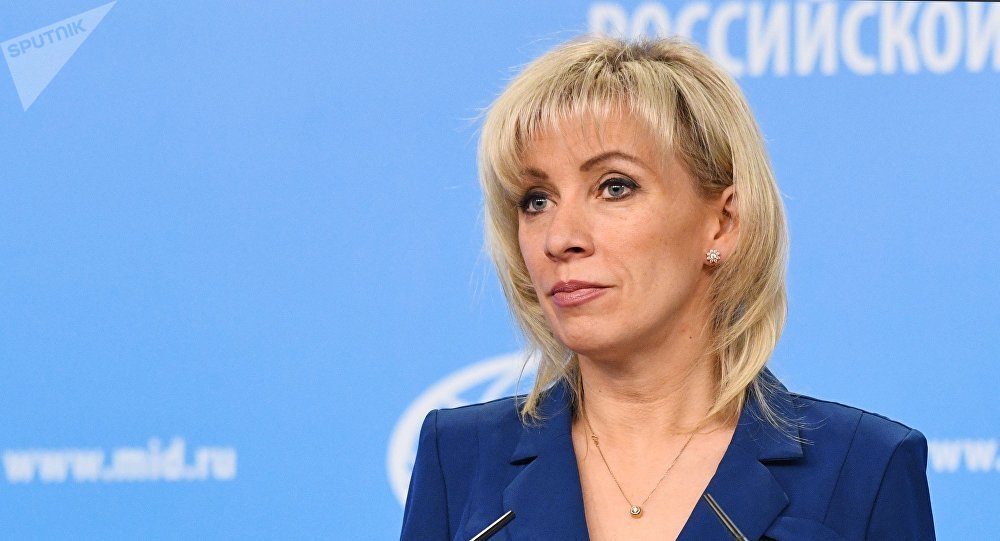 La portavoz del Ministerio de Asuntos Exteriores de Rusia, María Zajárova.