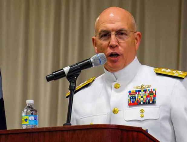Craig Faller,  jefe del Comando Sur, de Estados Unidos.