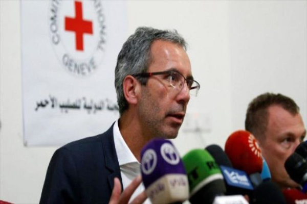 Dominik Stillhart, director de operaciones globales del Comité Internacional de la Cruz Roja.